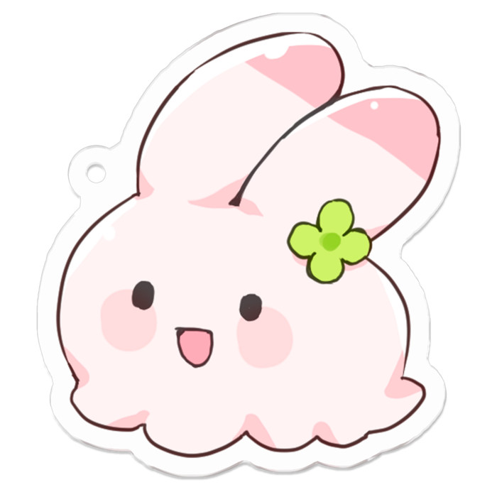 アクリルキーホルダー - 50 x 50 (mm)