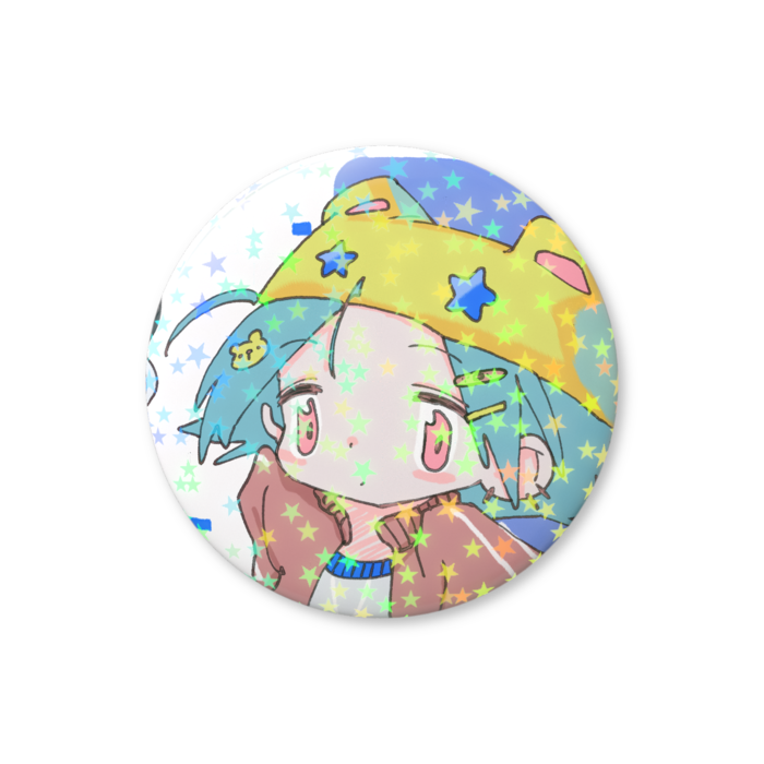 ホログラム缶バッジ - 44mm