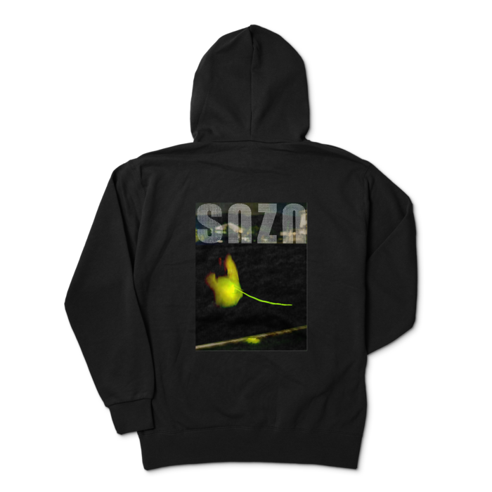 ジップパーカー - XL - ブラック