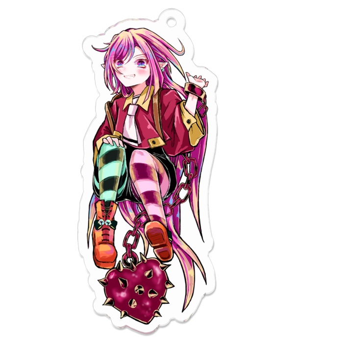 アクリルキーホルダー - 70 x 70 (mm)