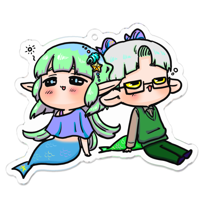 アクリルキーホルダー - 70 x 70 (mm)