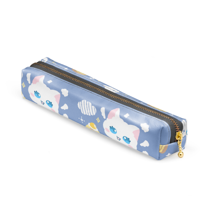 ペンケース - 20 x 4 x 4cm - ブラック