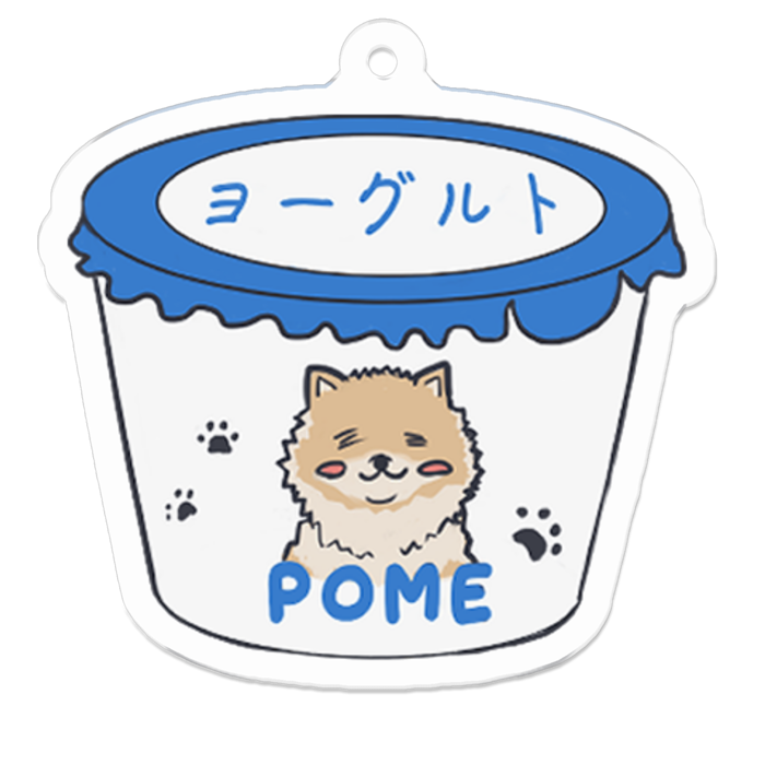 アクリルキーホルダー - 50 x 50 (mm)