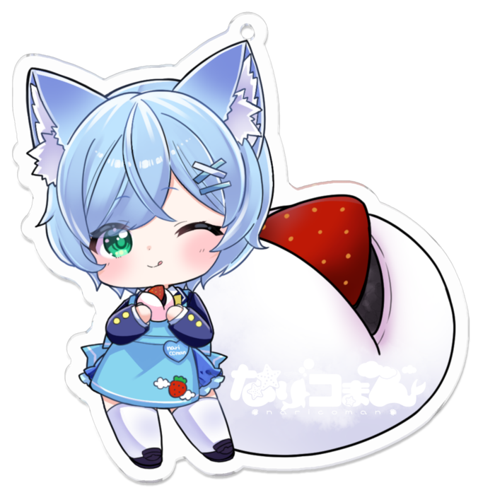 アクリルキーホルダー（コーティング） - 70 x 70 (mm)