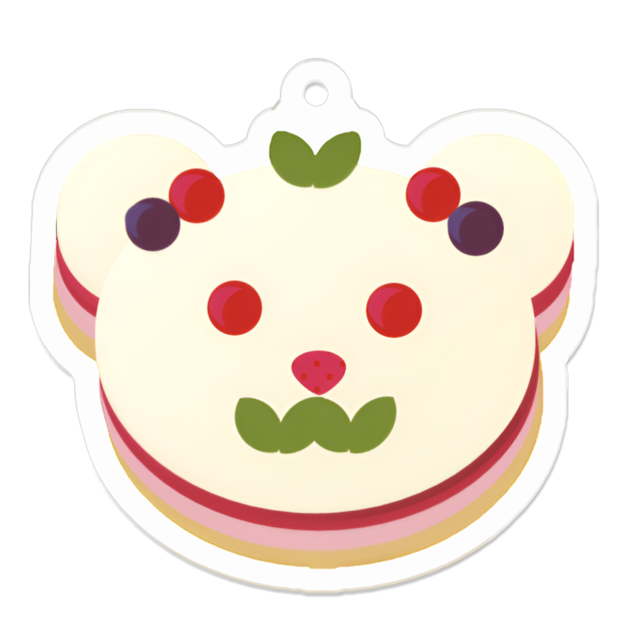 アクリルキーホルダー - 50 x 50 (mm)