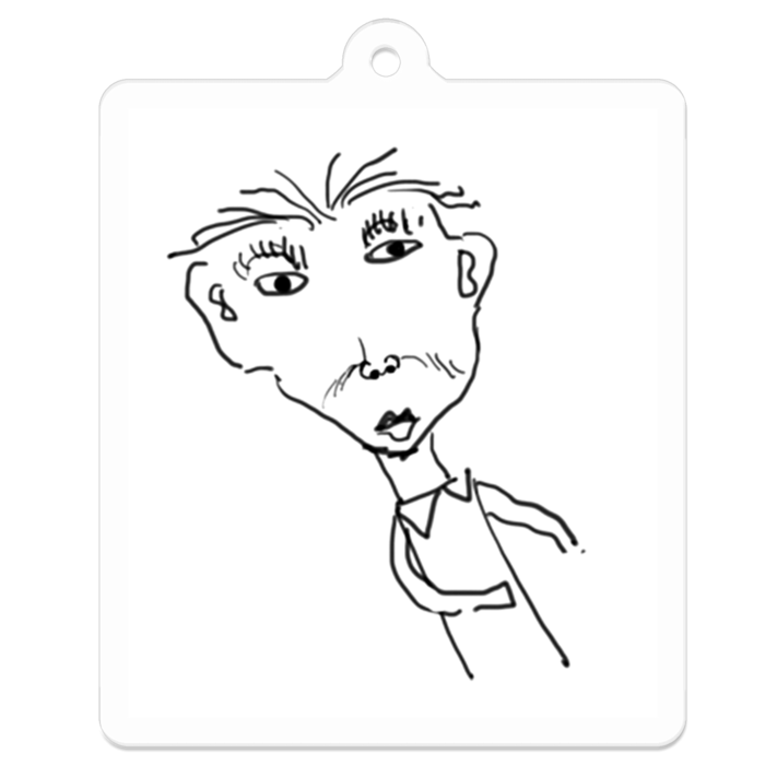 アクリルキーホルダー - 50 x 50 (mm)