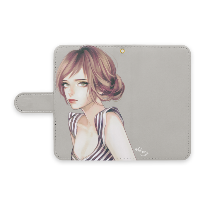 手帳型Androidケース - S - ストラップ穴 あり