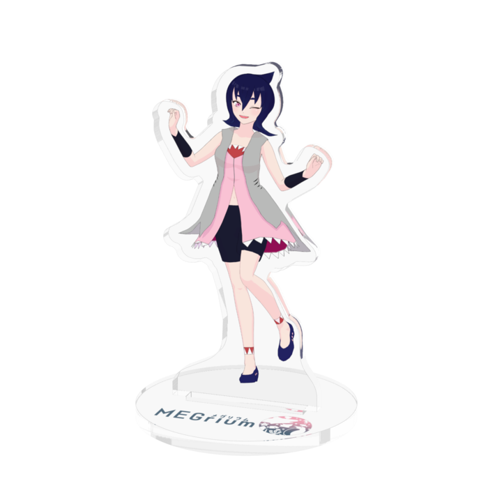 大歯メグ【サメドレス】 - 70x70mm