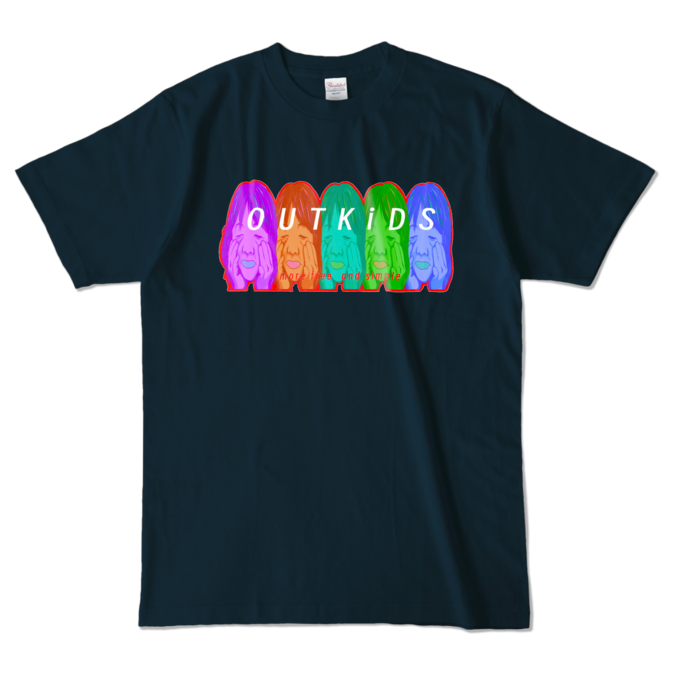 カラーTシャツ - L - ネイビー (濃色)