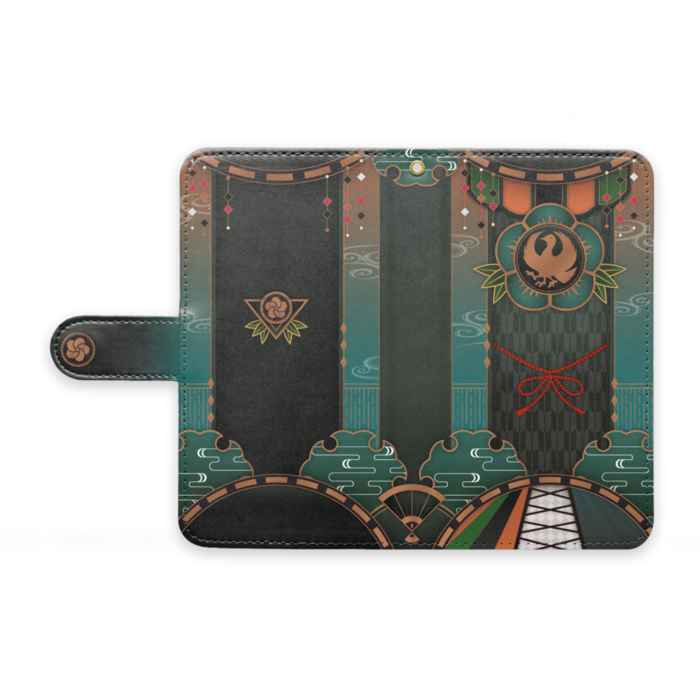 手帳型Androidケース - M - ストラップ穴 あり