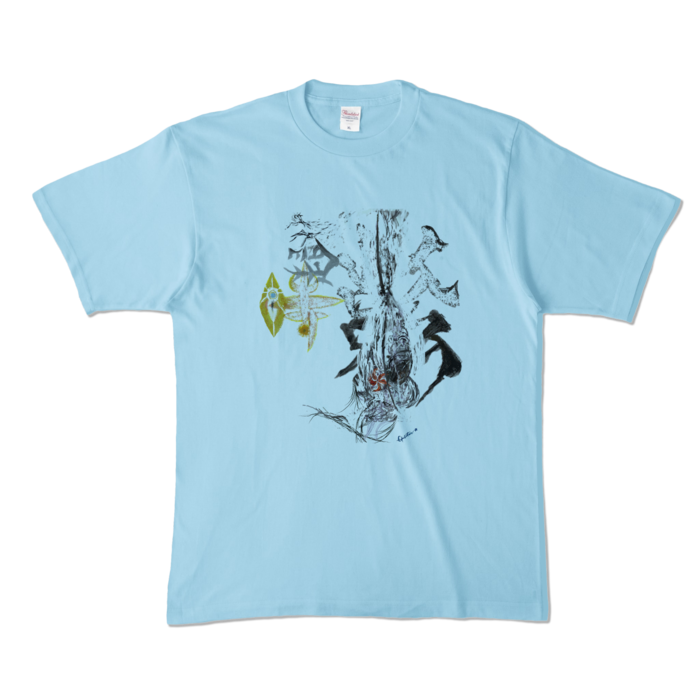カラーTシャツ - XL - ライトブルー (淡色)