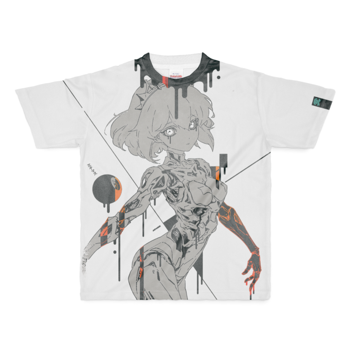 フルグラフィックTシャツ - M - 正面印刷のみ