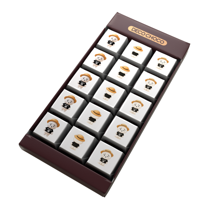 DECOチョコ - 列ごとにデザイン