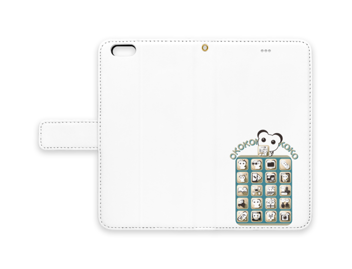 手帳型iPhoneケース - iPhone 6 Plus / 6s Plus - ストラップ穴 あり