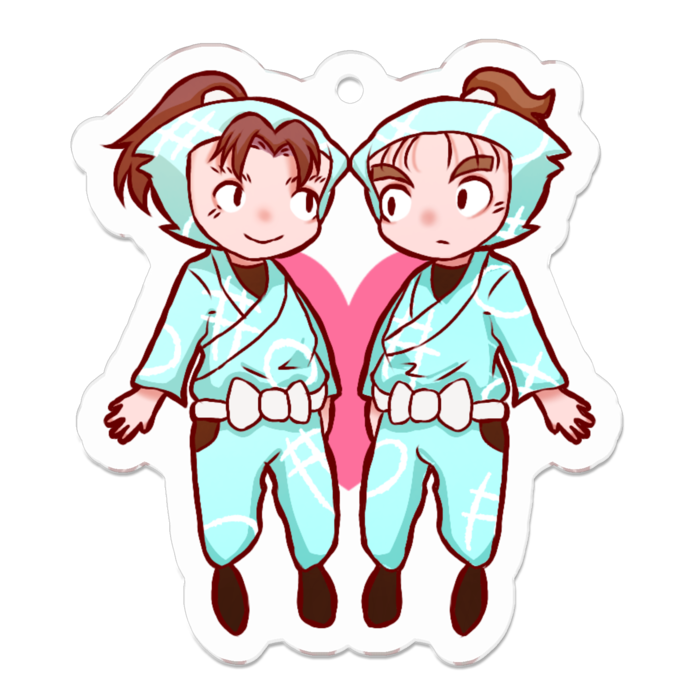 アクリルキーホルダー - 50 x 50 (mm)