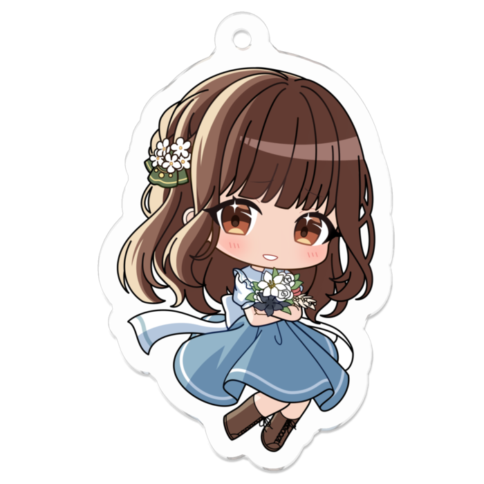 アクリルキーホルダー - 50 x 50 (mm)