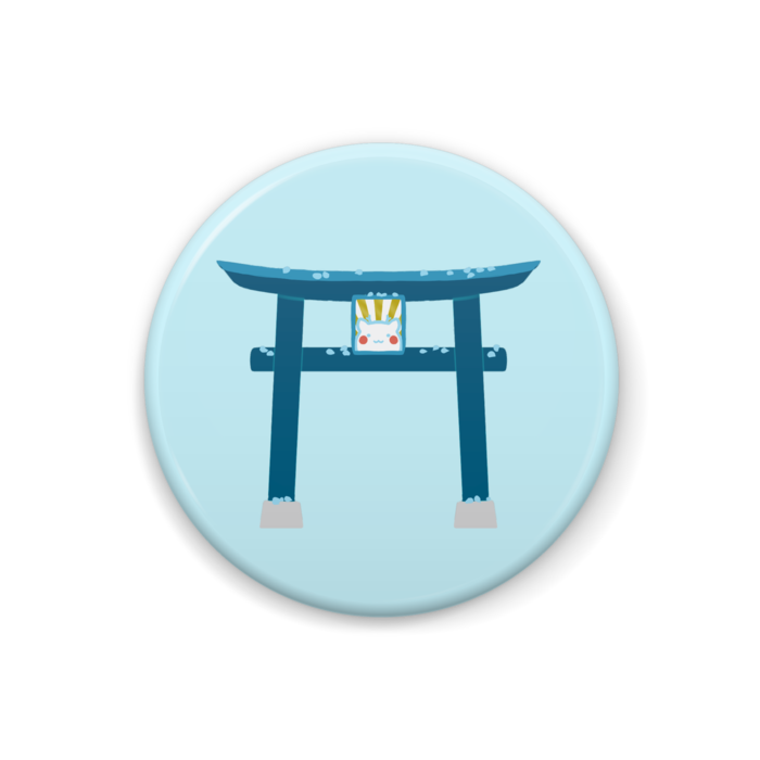 【ぶるー】缶バッジ - 32mm