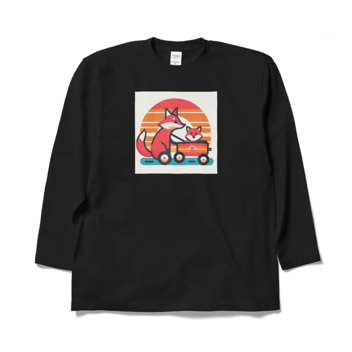 ロングスリーブTシャツ - XL - ブラック