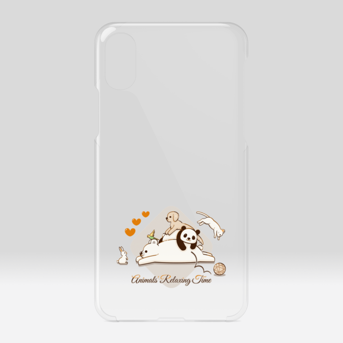クリアiPhoneケース　iPhone X / XS
