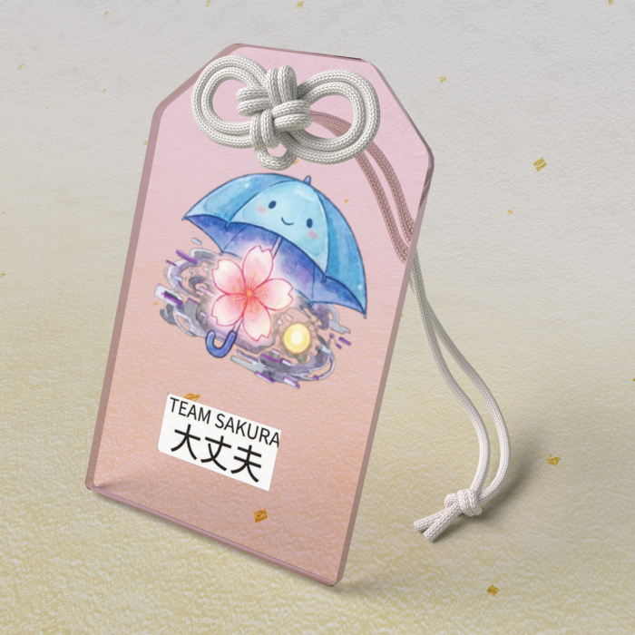 アクリルお守り - 50 × 80mm