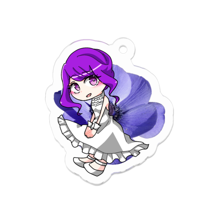 アクリルキーホルダー - 50 x 50 (mm)