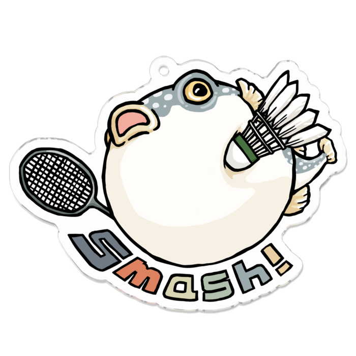 アクリルキーホルダー（コーティング） - 70 x 70 (mm)