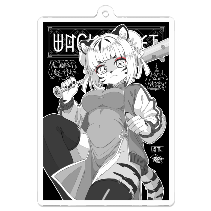 アクリルキーホルダー - 70 x 70 (mm)