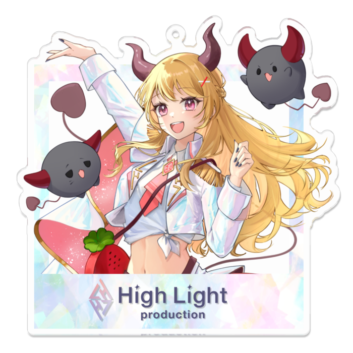 アクリルキーホルダー - 100 x 100 (mm)