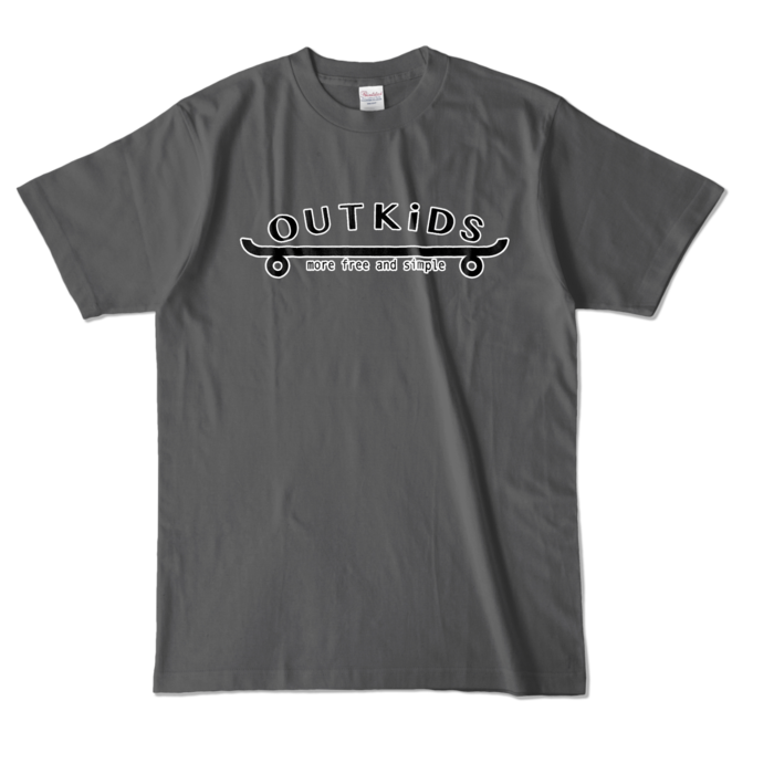 カラーTシャツ - L - チャコール (濃色)