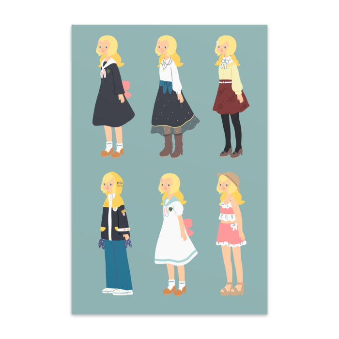 ポストカード(10枚セット) - ヴァンヌーボVGスノーホワイト195kg