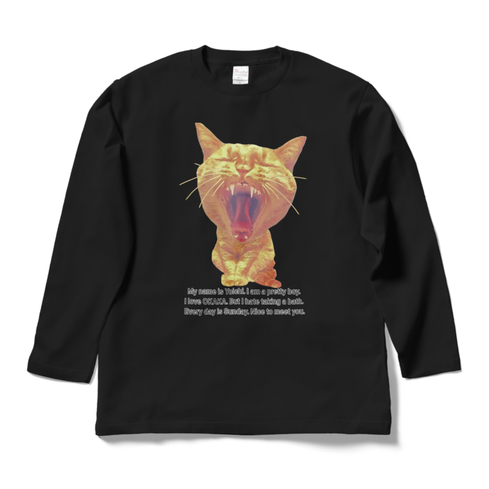 ロングスリーブTシャツ - L - ブラック