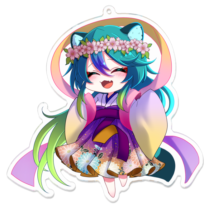 アクリルキーホルダー - 100 x 100 (mm)