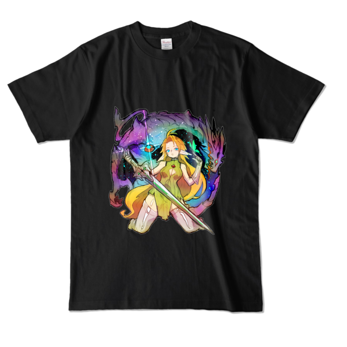 カラーTシャツ - L - ブラック (濃色)