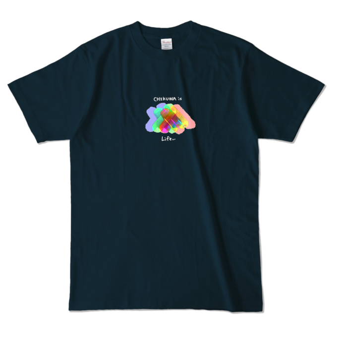 カラーTシャツ - L - ネイビー (濃色)