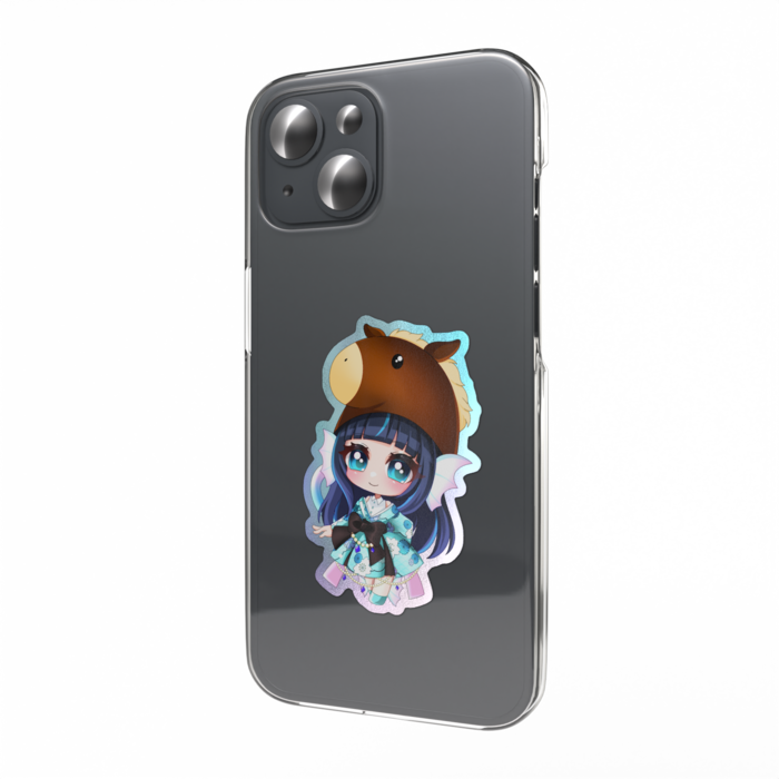 オーロラスマホステッカー - 縦