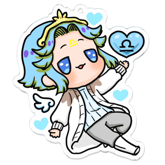 アクリルキーホルダー - 70 x 70 (mm)