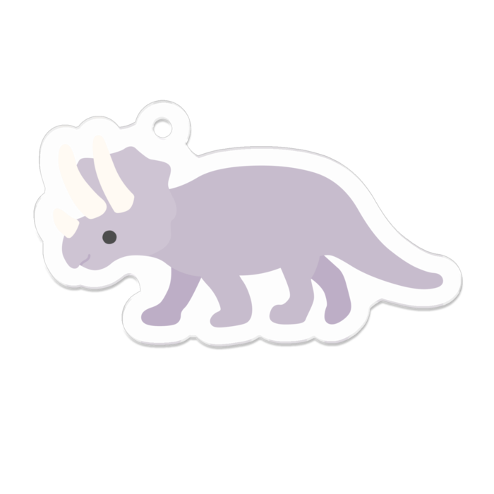 アクリルキーホルダー - 50 x 50 (mm)