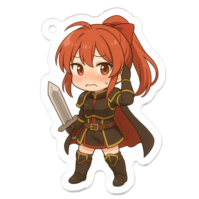 アクリルキーホルダー - 50 x 50 (mm)