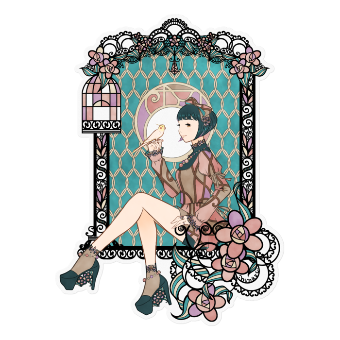 クリアステッカー - 160 x 160 (mm)