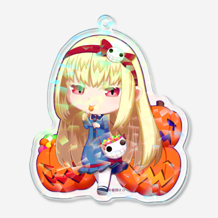 ホログラムアクリルキーホルダー - 70 × 70mm