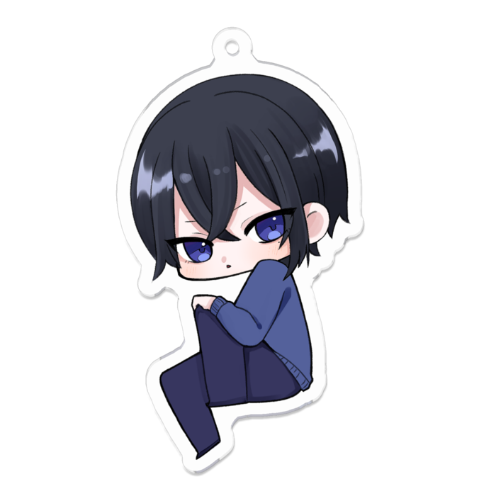 アクリルキーホルダー（コーティング） - 70 x 70 (mm)