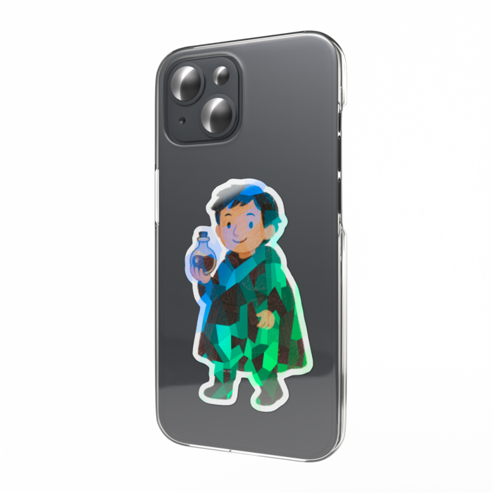 ホログラムスマホステッカー - 縦