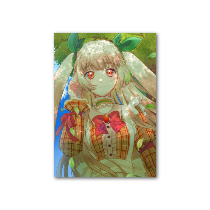 フォト風カード - 縦 - 片面