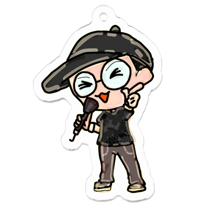 アクリルキーホルダー - 50 x 50 (mm)