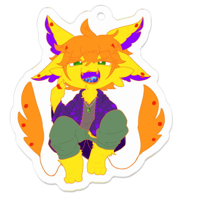 アクリルキーホルダー - 50 x 50 (mm)