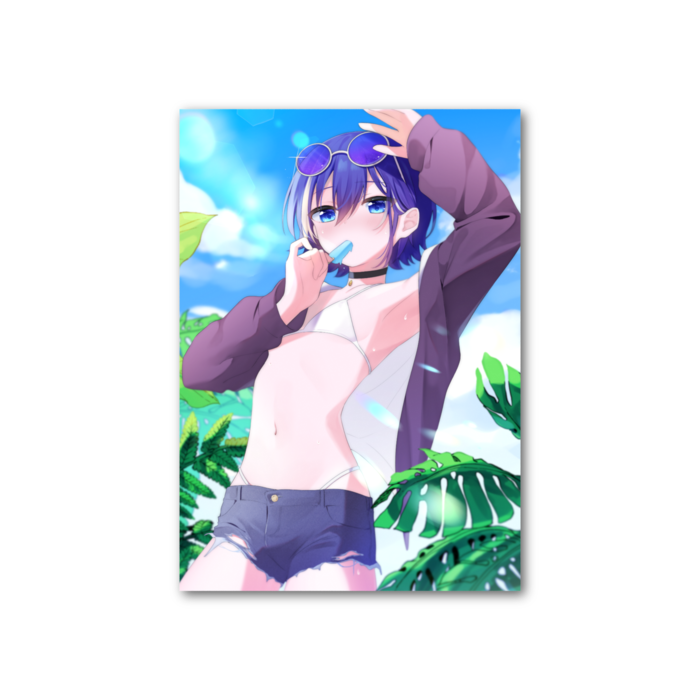 フォト風カード - 縦 - 片面