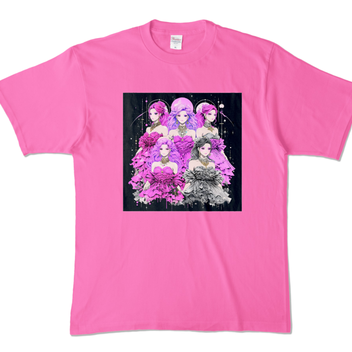 カラーTシャツ - XL - ピンク (濃色)