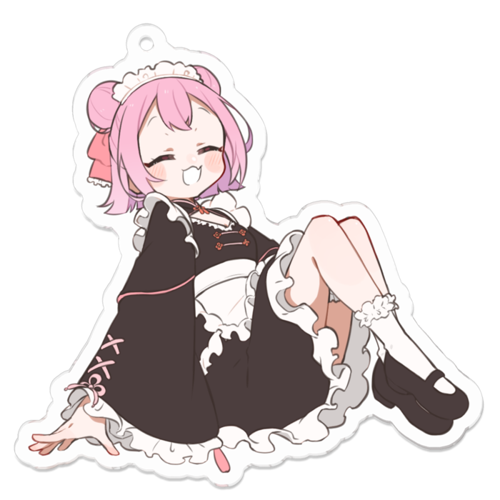 【にこにこ】アクリルキーホルダー - 70 x 70 (mm)