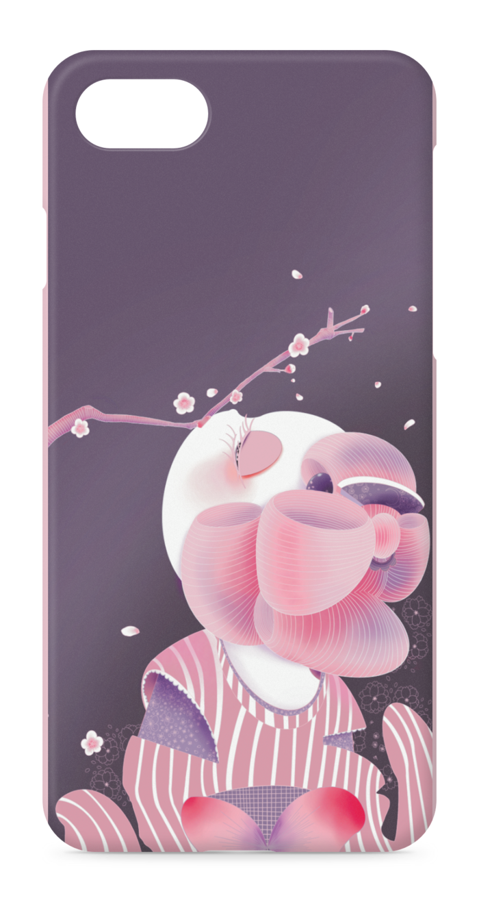 iPhoneケース - iPhone 8 / 7 - 側面ピンク