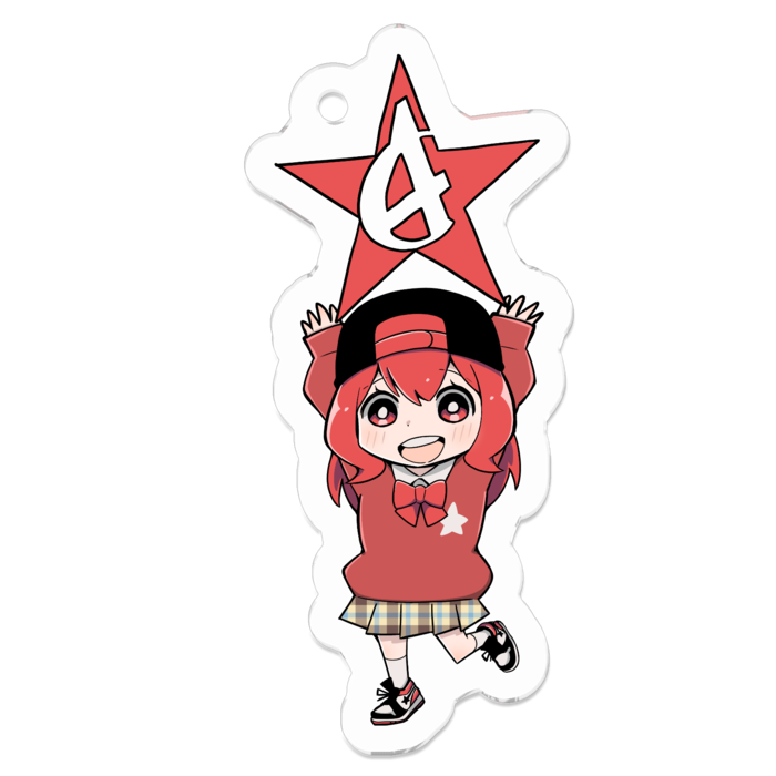 アクリルキーホルダー - 50 x 50 (mm)